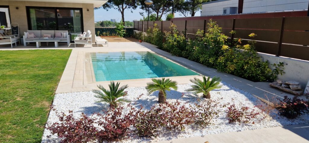 piscina privada de obra