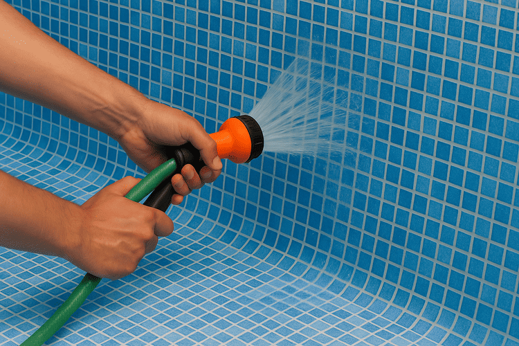 cuidado del gresite en piscinas