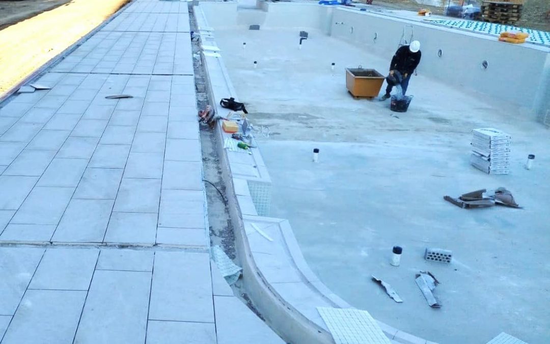 Avance obra piscinas Barrio del AVE