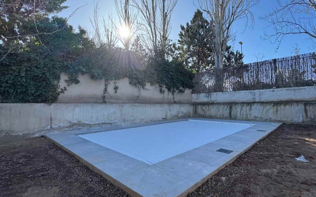 construccion de piscina de obra con bloque H zaragoza