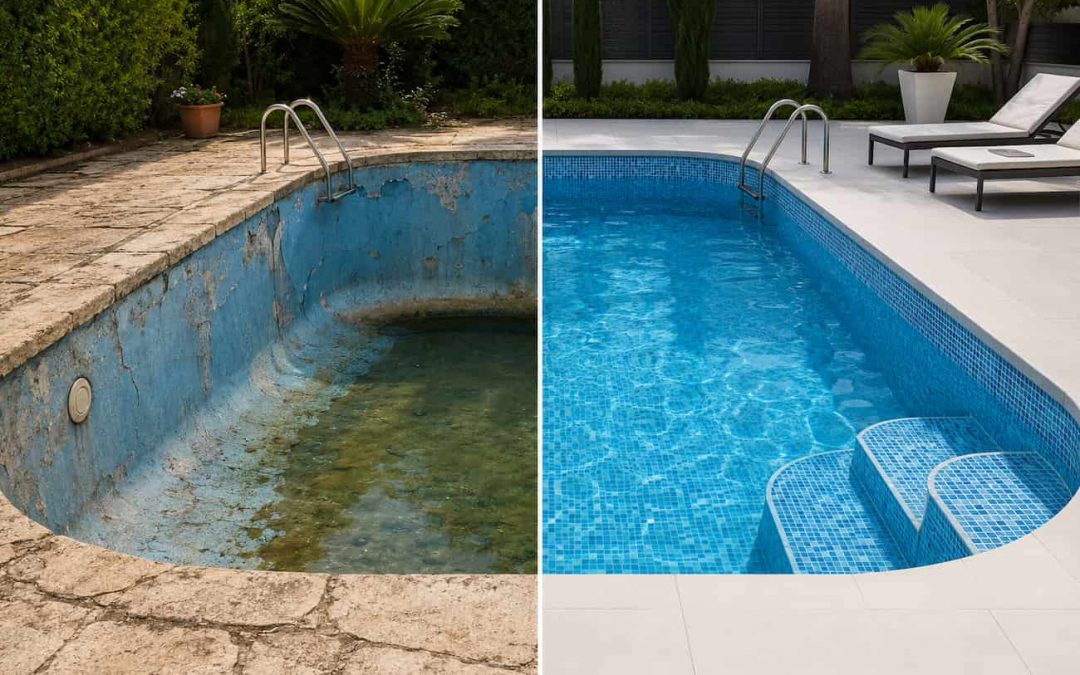Tipos de reformas de piscina Estética vs Estructural