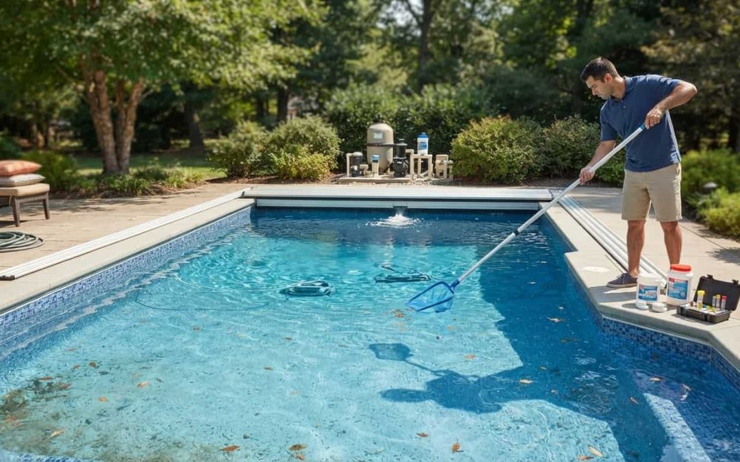 Piscina después de vacaciones