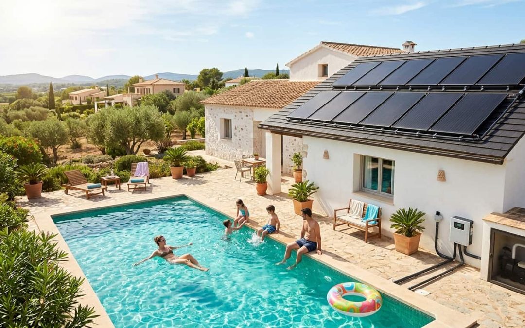 Placas solares para calentar la piscina: cuándo compensan